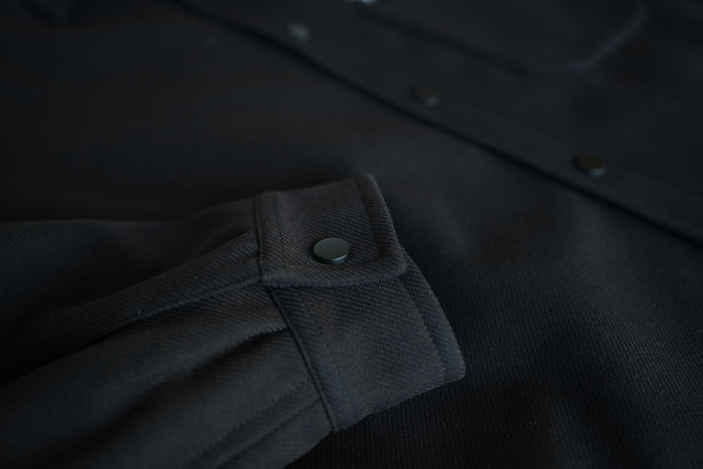 overshirt black